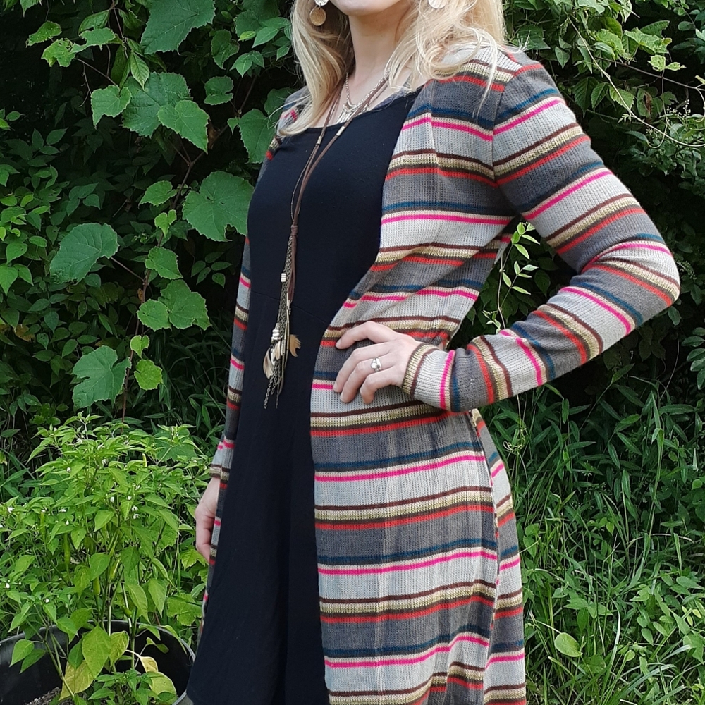 Belle du Jour Stripe Cardigan